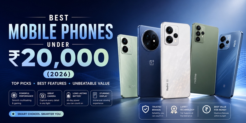 Best Mobile Phones Under ₹20,000 (2026)