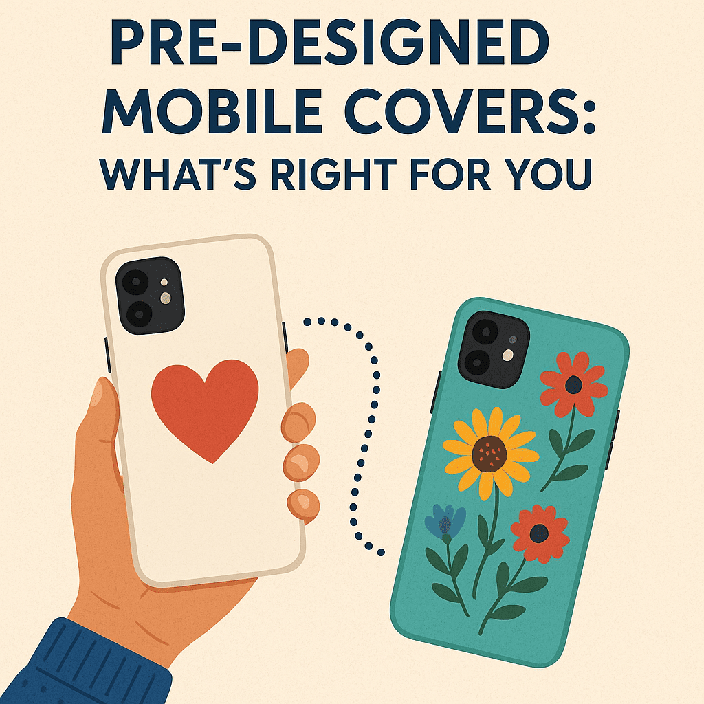 Custom vs. Pre-Designed Mobile Covers: What’s Right for You - Cover Stall