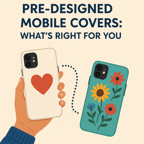 Custom vs. Pre-Designed Mobile Covers: What’s Right for You - Cover Stall