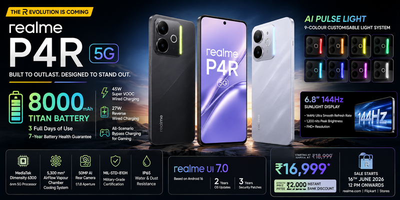 Realme P4R 5G Review: Specs, Price & Features India (2026)