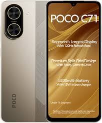 Poco C71 Back Cover