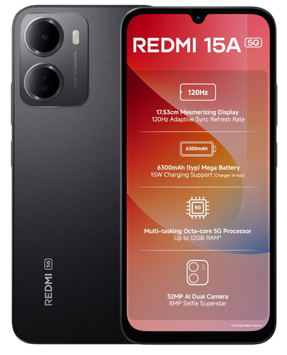 Redmi 15A 5G Back Cover