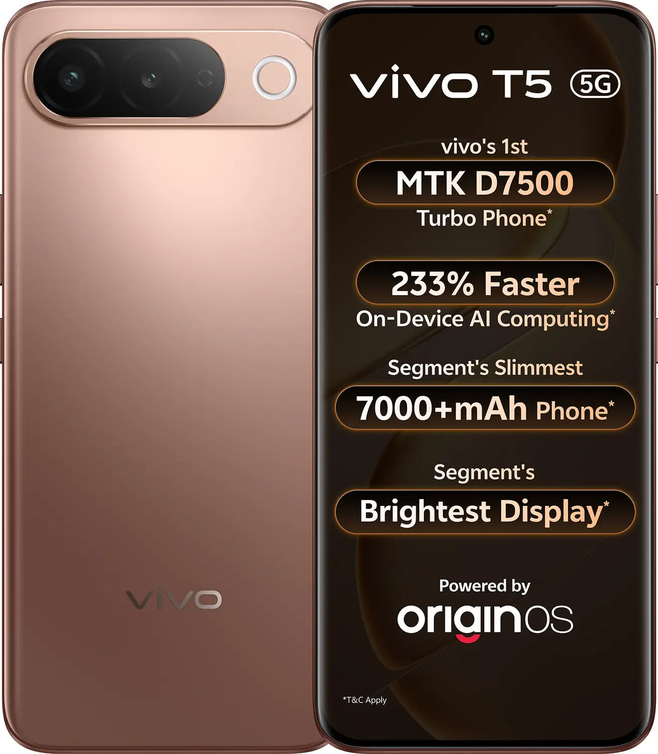 Vivo T5 5G Back Covers
