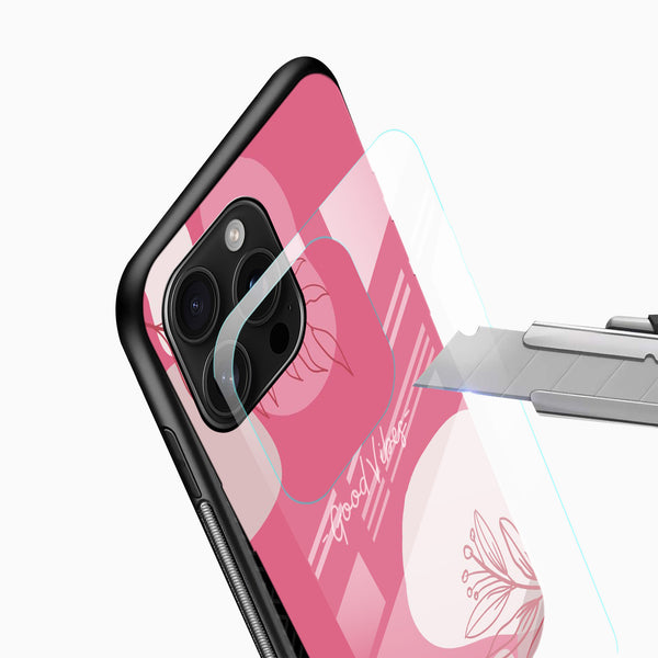 Good Vibes Glass Phone Case - Cover Stall