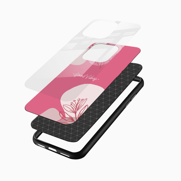 Good Vibes Glass Phone Case - Cover Stall