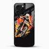 Extreme Sports Biker Glass Mobile Case – Dirt Bike Action - Cover Stall