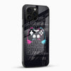 Gamer Neon Controller Glass Mobile Cover – Gaming Aesthetic Design - Cover Stall