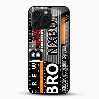 Bronx Boy Street Style Glass Mobile Cover – Urban Typography