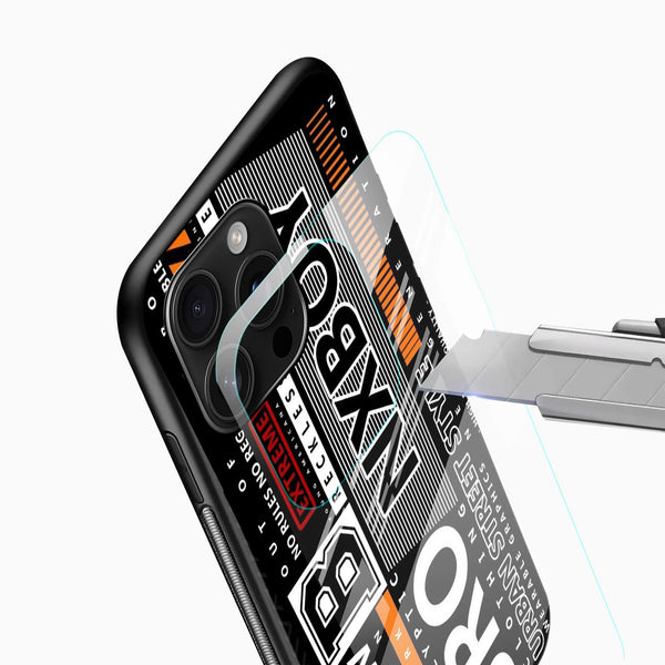 Bronx Boy Street Style Glass Mobile Cover – Urban Typography - Cover Stall