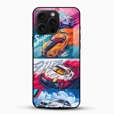 Supercar Racing Glass Mobile Cover – Sports Car