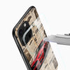 Mustang car themed vintage newspaper mobile phone case