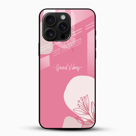 Good Vibes Glass Phone Case