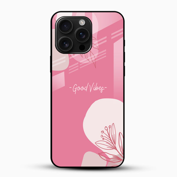 Good Vibes Glass Phone Case - Cover Stall