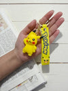 Pokemon Pikachu Silicone Keychain – Fun Bag Charm - Cover Stall