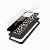 Personalized animal print mobile cover with custom name printing