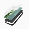 Elegant personalized floral mobile cover with white tulip artwork