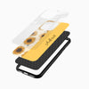 Elegant sunflower personalized mobile cover with yellow color panel