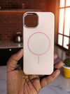 Blush Pink - Leather MagSafe Phone Case - Cover Stall
