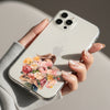 Girl with Bouquet Silicon Mobile Case - Cover Stall