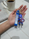 Marvel Captain America Silicone Keychain – Superhero Bag & Key Accessory - Cover Stall