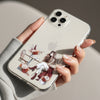 Girl at Café Silicon Mobile Case - Cover Stall