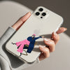 Girl with Pink Outfit Silicon Mobile Case - Cover Stall