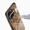 Vintage Floral Glass Mobile Case - Cover Stall