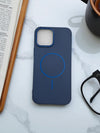 Navy Blue MagSafe Soft TPU Case - Cover Stall