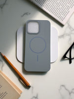 Light Grey MagSafe Soft TPU Case – Slim & Wireless Charging