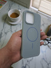 Light Grey MagSafe Soft TPU Case – Slim & Wireless Charging - Cover Stall