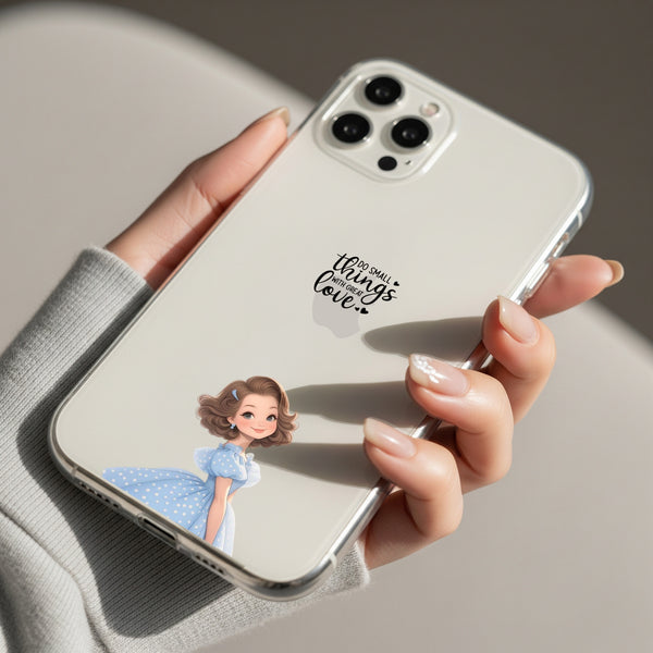 Picnic Girl Quote Silicon Mobile Case - Cover Stall