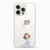 Girl in Blue Dress Quote Silicon Mobile Case - Cover Stall
