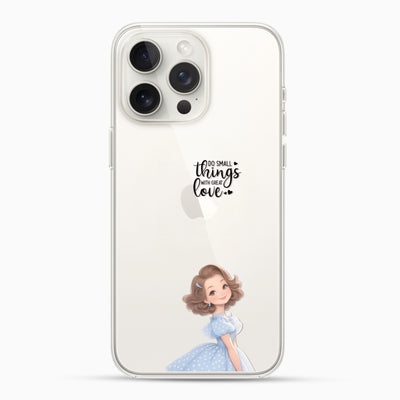 Girl in Blue Dress Quote Silicon Mobile Case