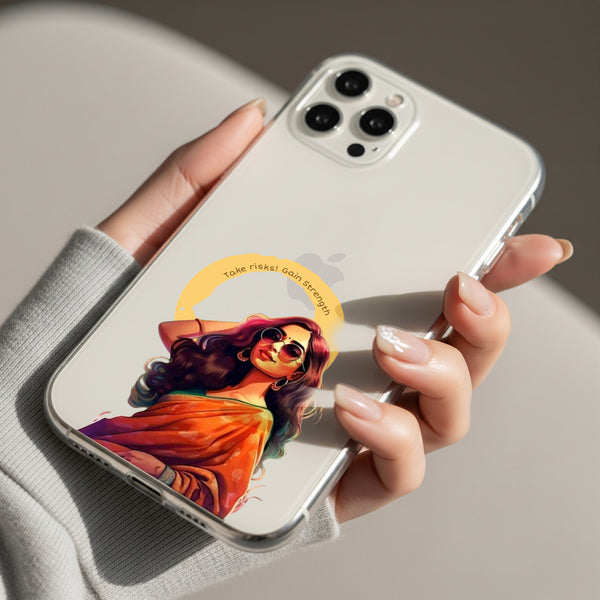 Stylish Woman Quote Silicon Mobile Case - Cover Stall