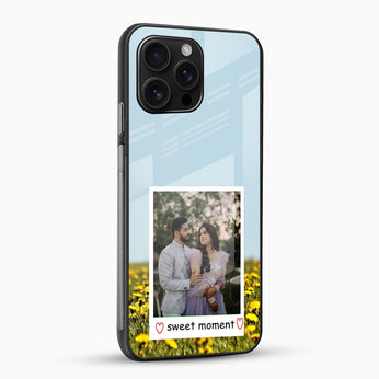 Custom Sweet Moments Glass Phone Case