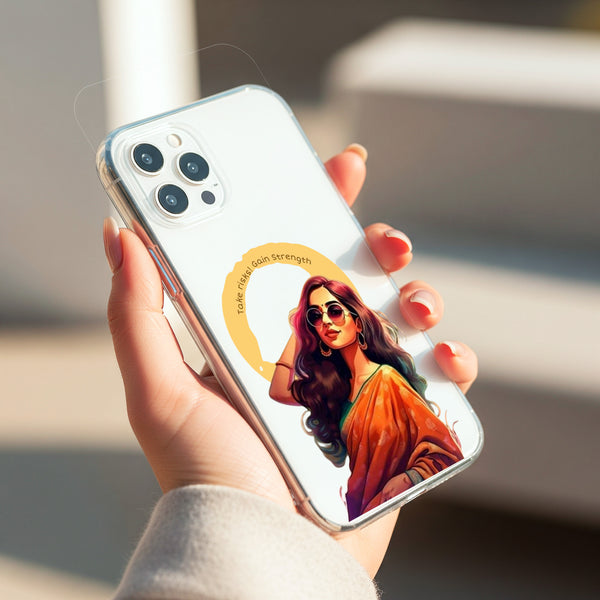 Stylish Woman Quote Silicon Mobile Case - Cover Stall