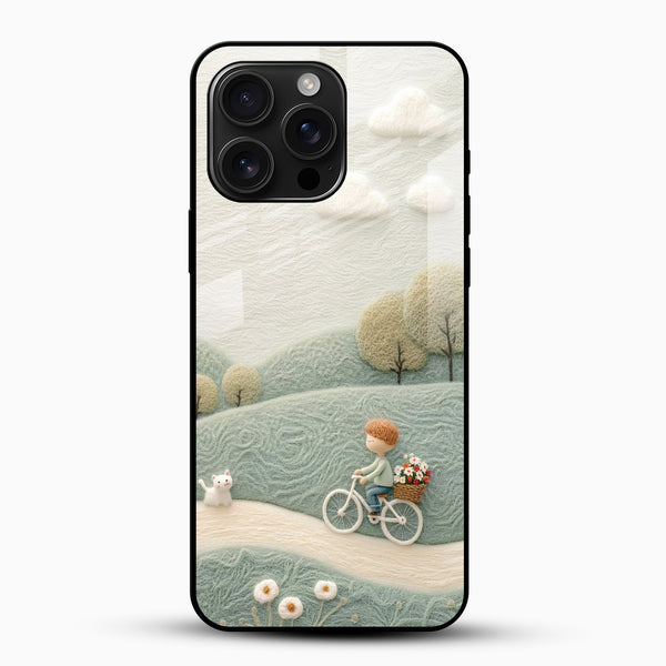 Bicycle Ride Glass Mobile Case - Cover Stall