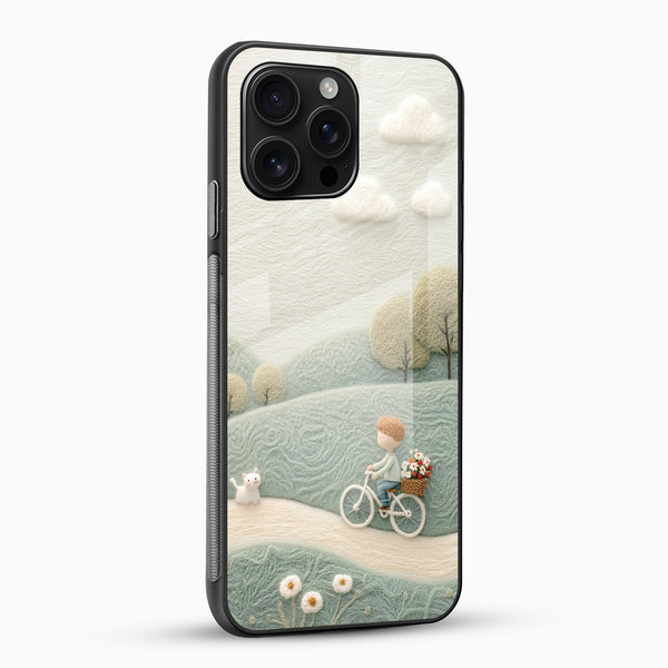 Bicycle Ride Glass Mobile Case - Cover Stall