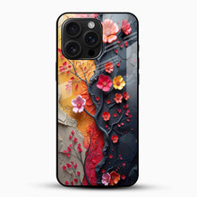 Floral Art Glass Mobile Case