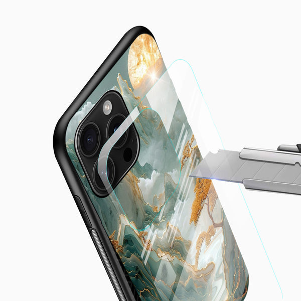 Golden Sunrise Glass Mobile Case - Cover Stall