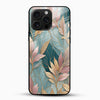Leaf Pastel Glass Mobile Case - Cover Stall