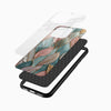 Leaf Pattern Glass Mobile Case - Cover Stall
