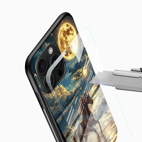 Moonlight Horse Glass Mobile Case - Cover Stall