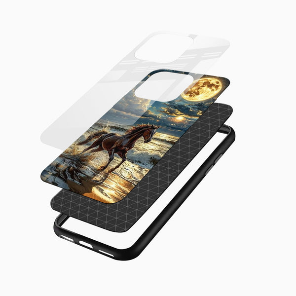 Moonlight Horse Glass Mobile Case - Cover Stall