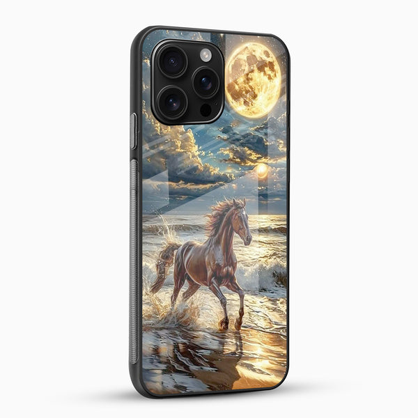 Moonlight Horse Glass Mobile Case - Cover Stall