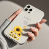 Sunflower & Bees Quote Silicon Mobile Case - Cover Stall