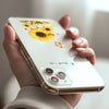 Sunflower & Bees Quote Silicon Mobile Case - Cover Stall