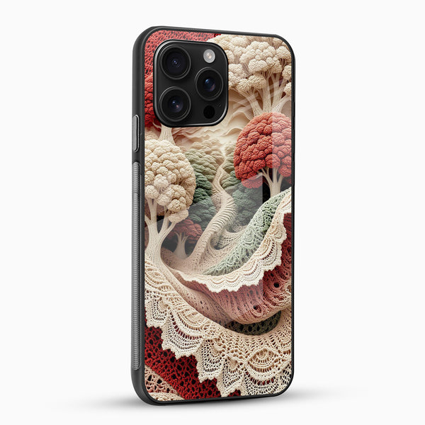 Lace Forest Glass Mobile Case - Cover Stall