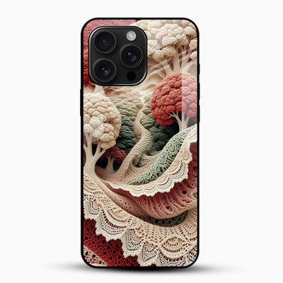 Lace Forest Glass Mobile Case