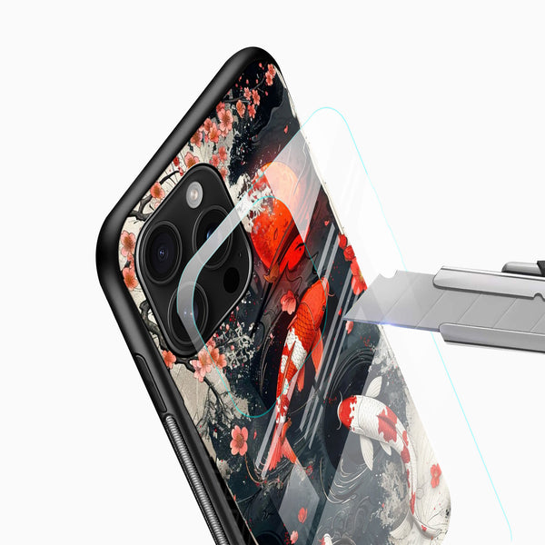 Koi Fish Glass Mobile Case - Cover Stall